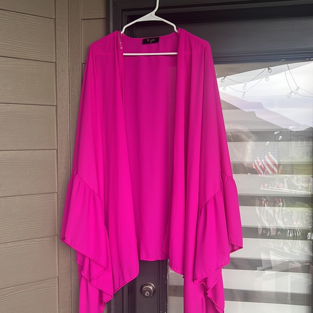 Hot pink/fuchsia kimono